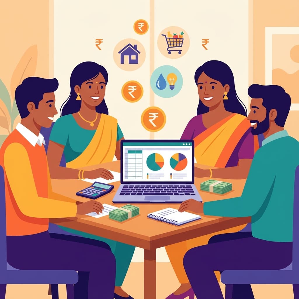 Monthly Budget Planner for Shared Apartments in India (2025)
